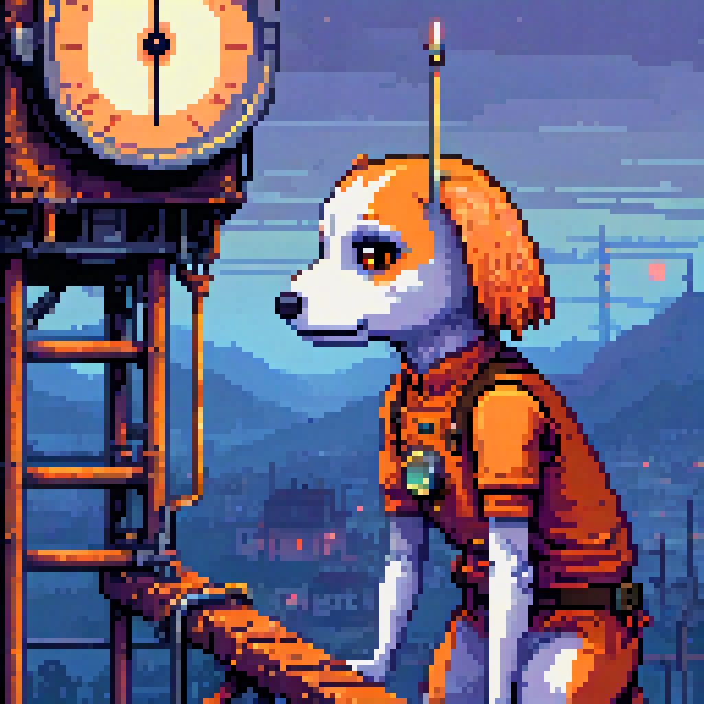 Scaffold in Rising Wind