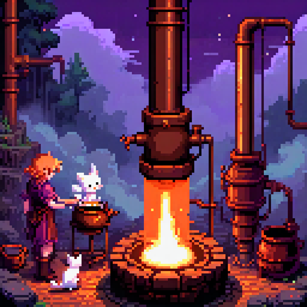 Two Lights on One Ground