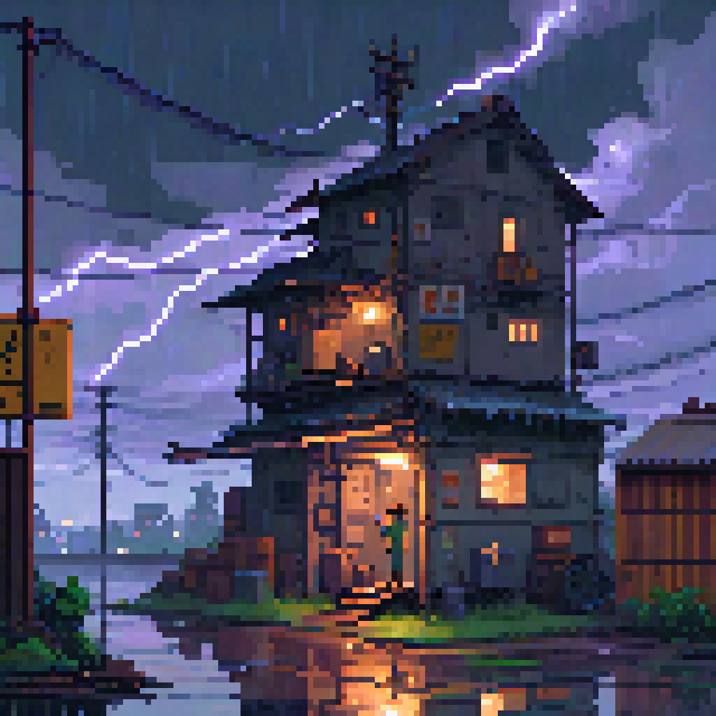 Rain in the Cable Run