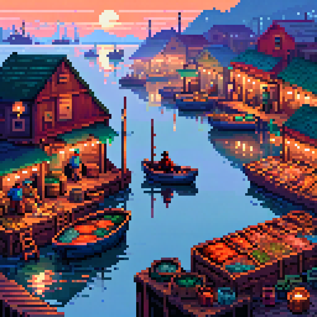 At the Harbor Fishmarket