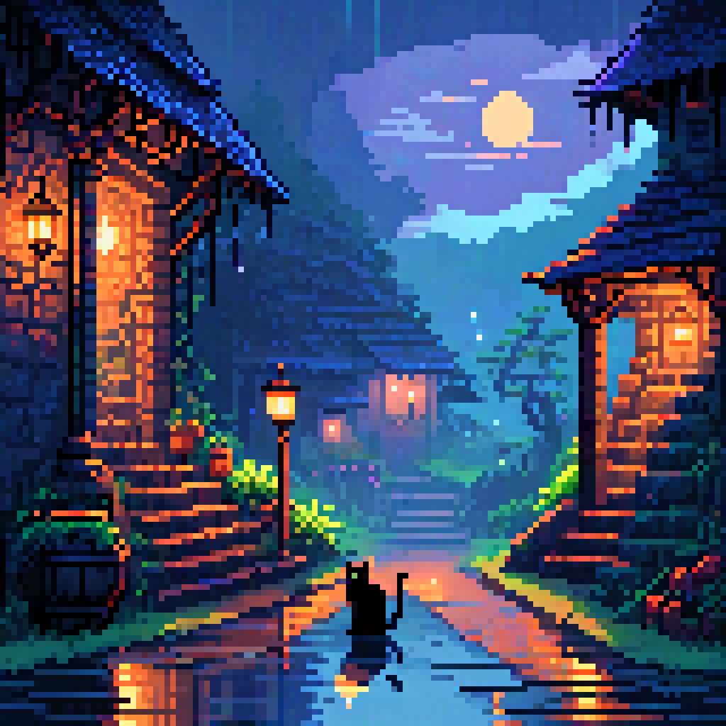 Farewells in Thin Rain