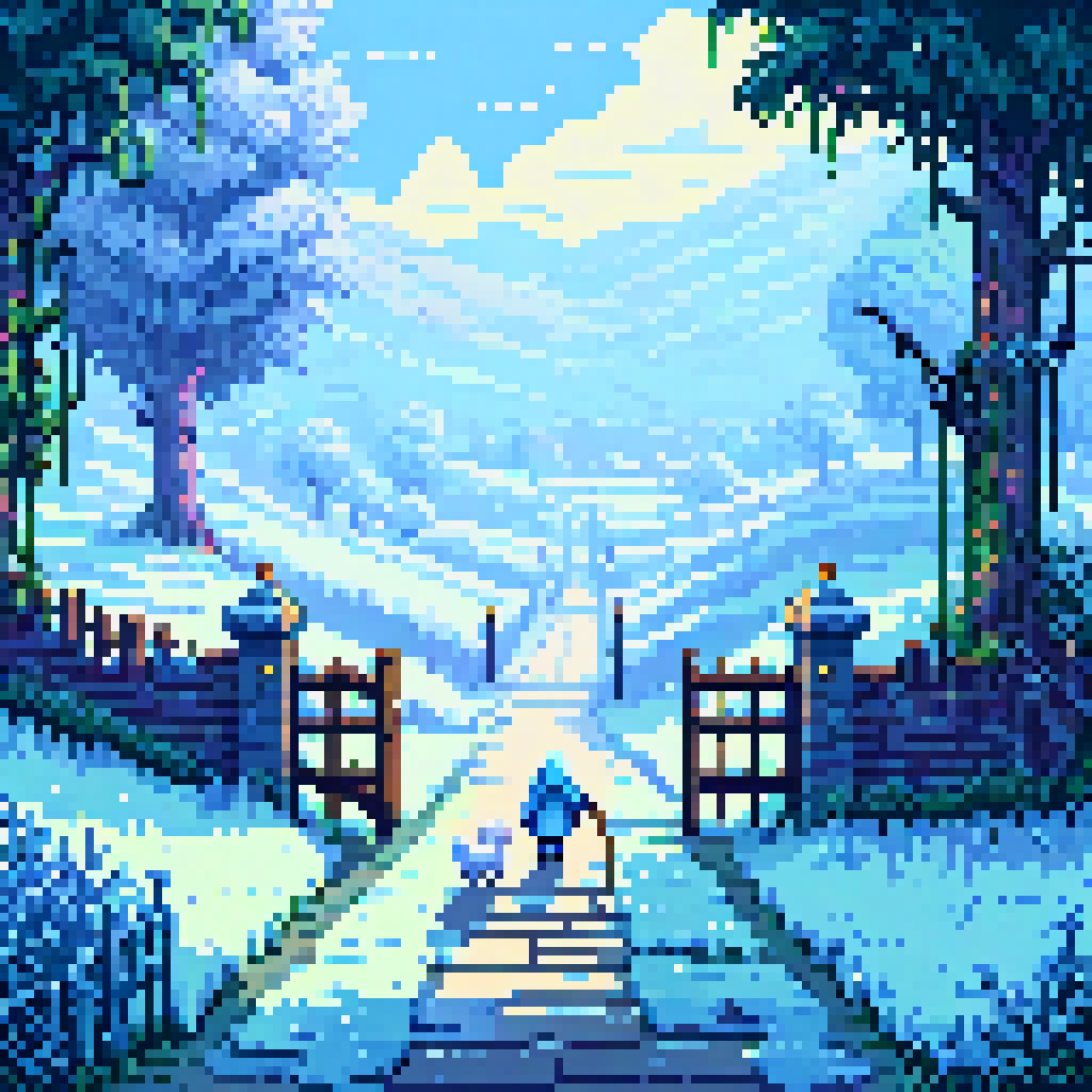 Gate at Grey Light