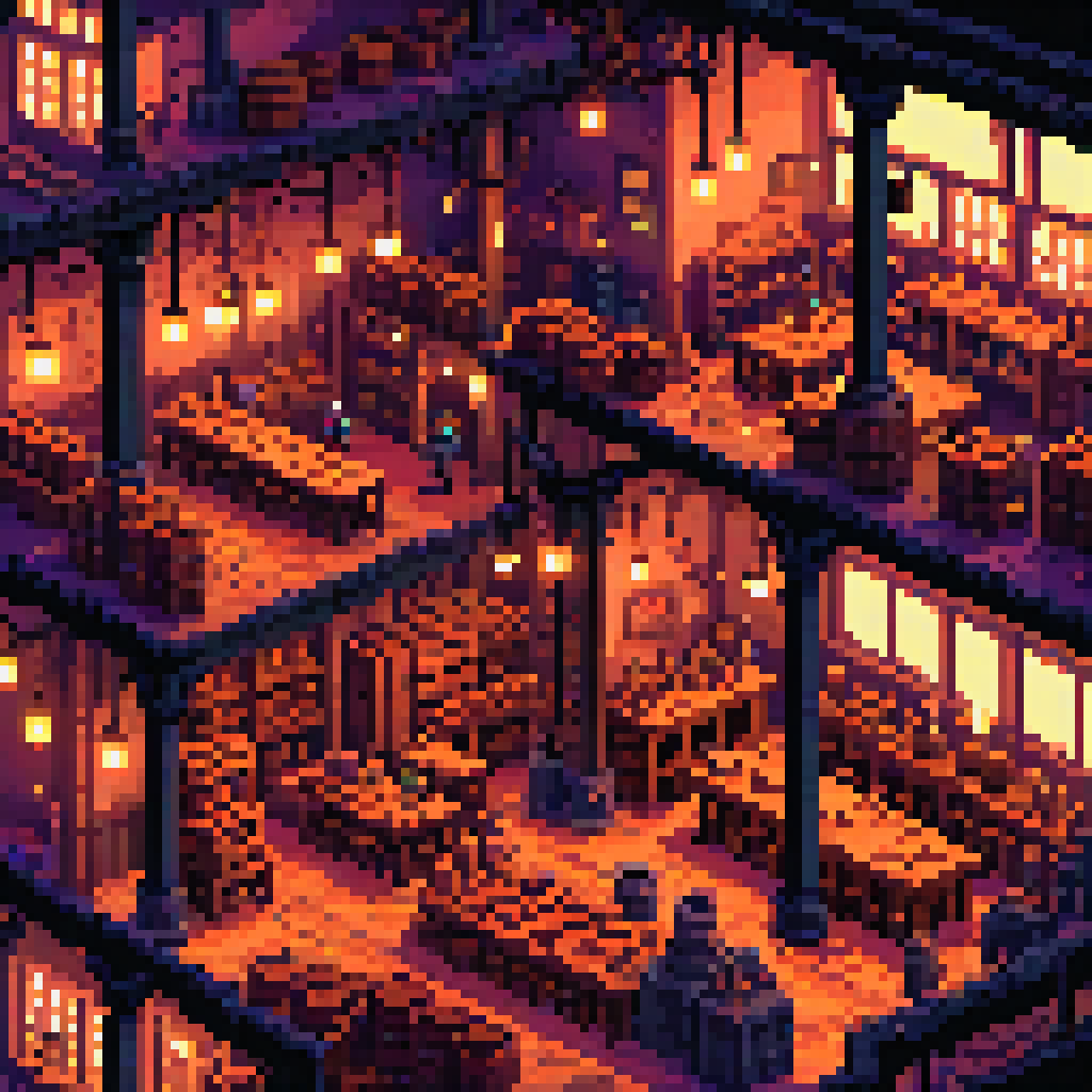 Lamps Lit, Stores Low