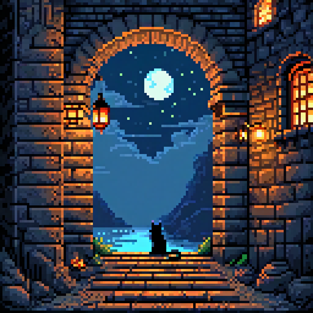 Slatewharf Under the Sliver Moon