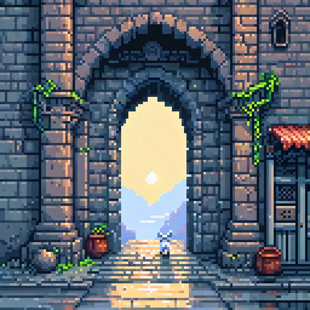 The Gate at First Light