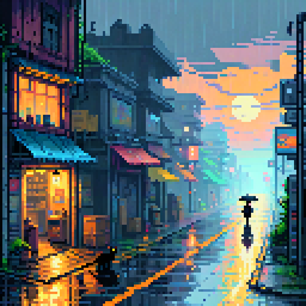 Thin Rain, Forked Road