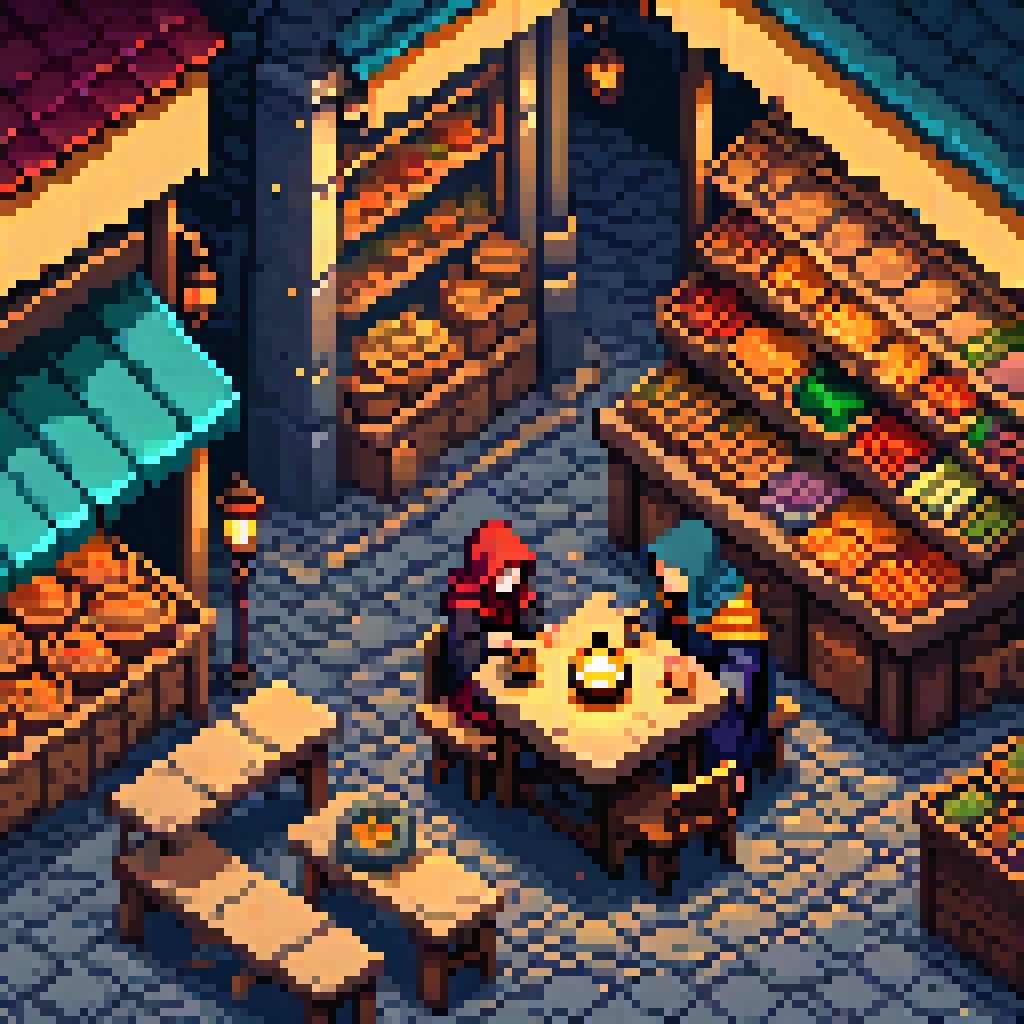 The Square in Amber