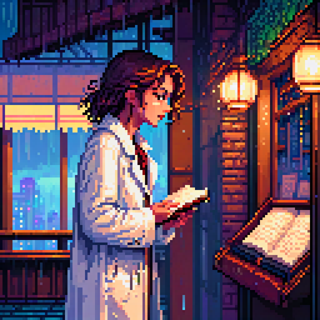 Rain on a Filled Page