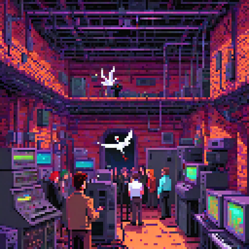 Brick vault, toward the end: