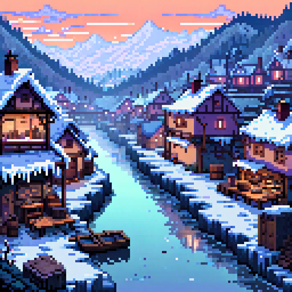 Frost Holds the Near Bank