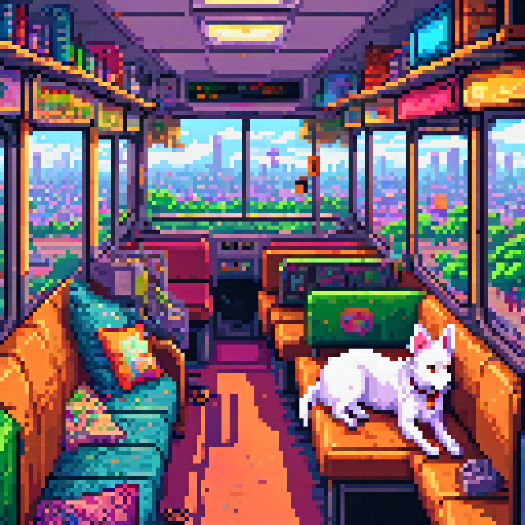 The White Heron On A Lamp Post