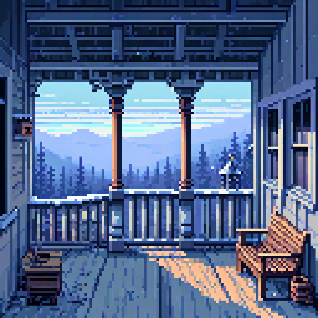 The Distance Between Lit Windows