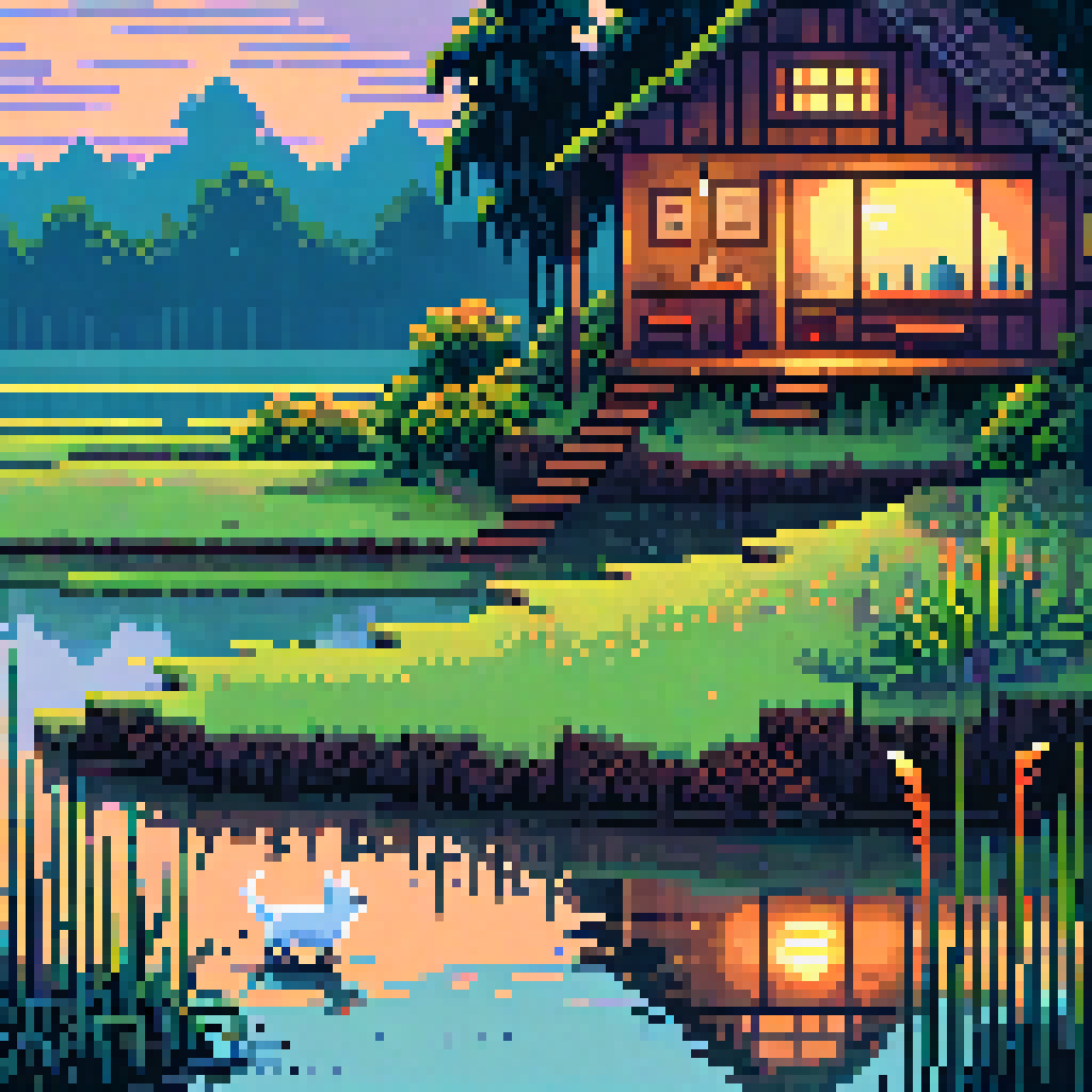The Pond Holds Light