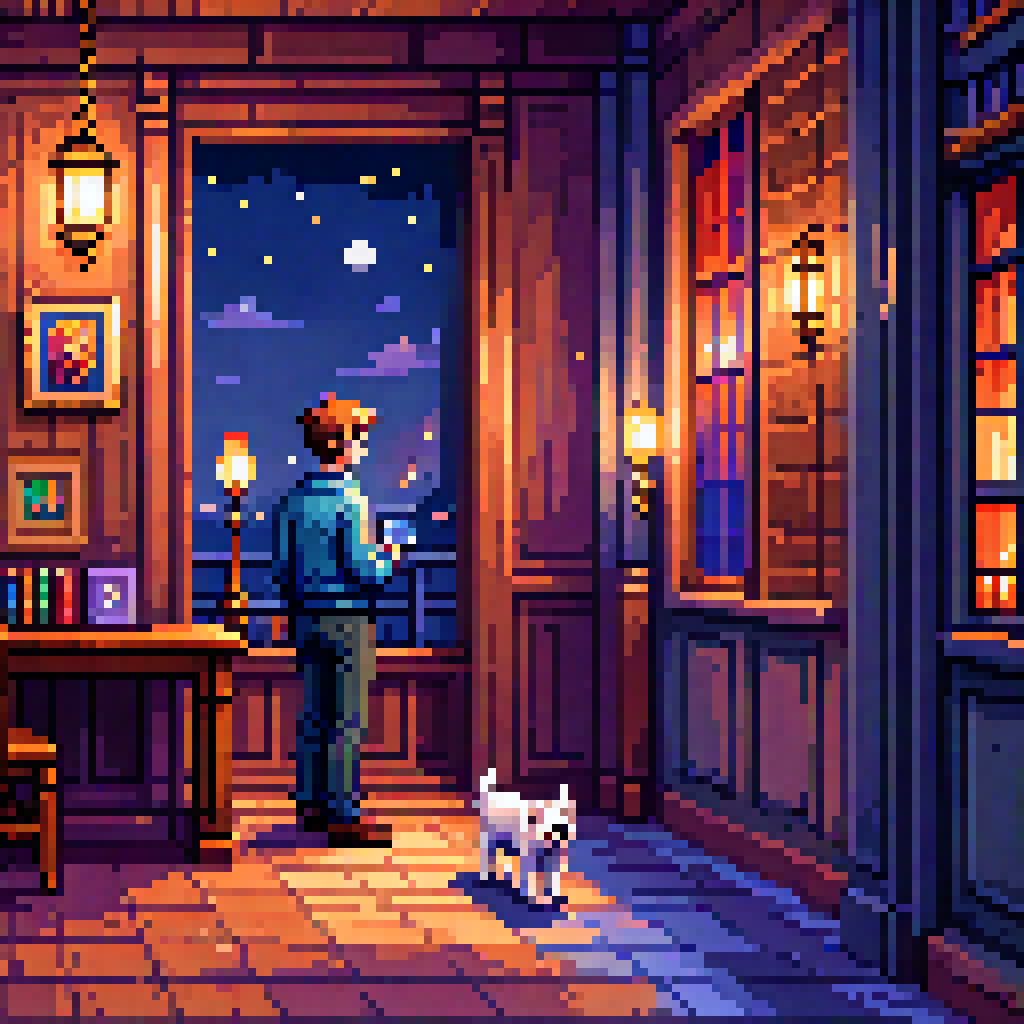 Chalk Read by Lamplight