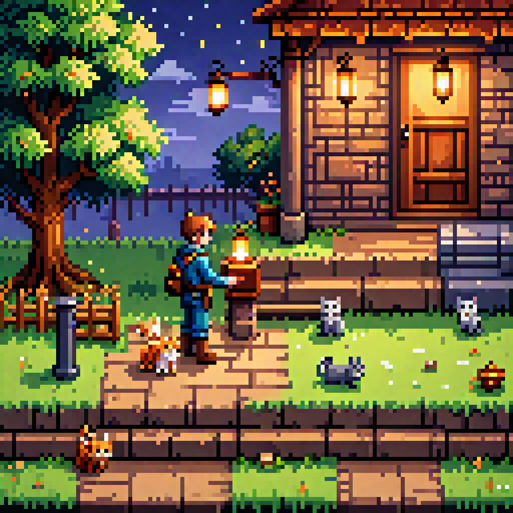Lantern on the Step