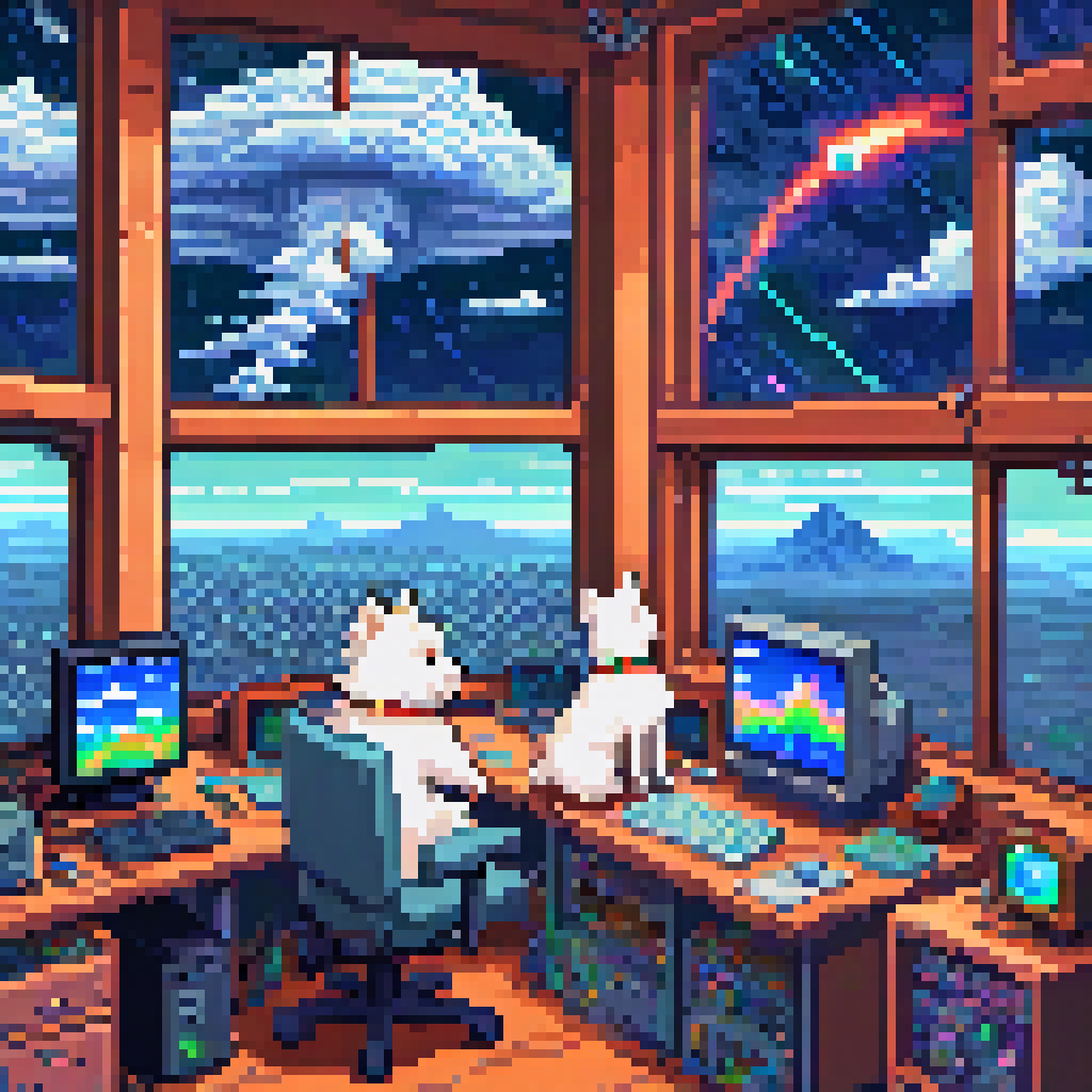 Two Views of the Same Storm