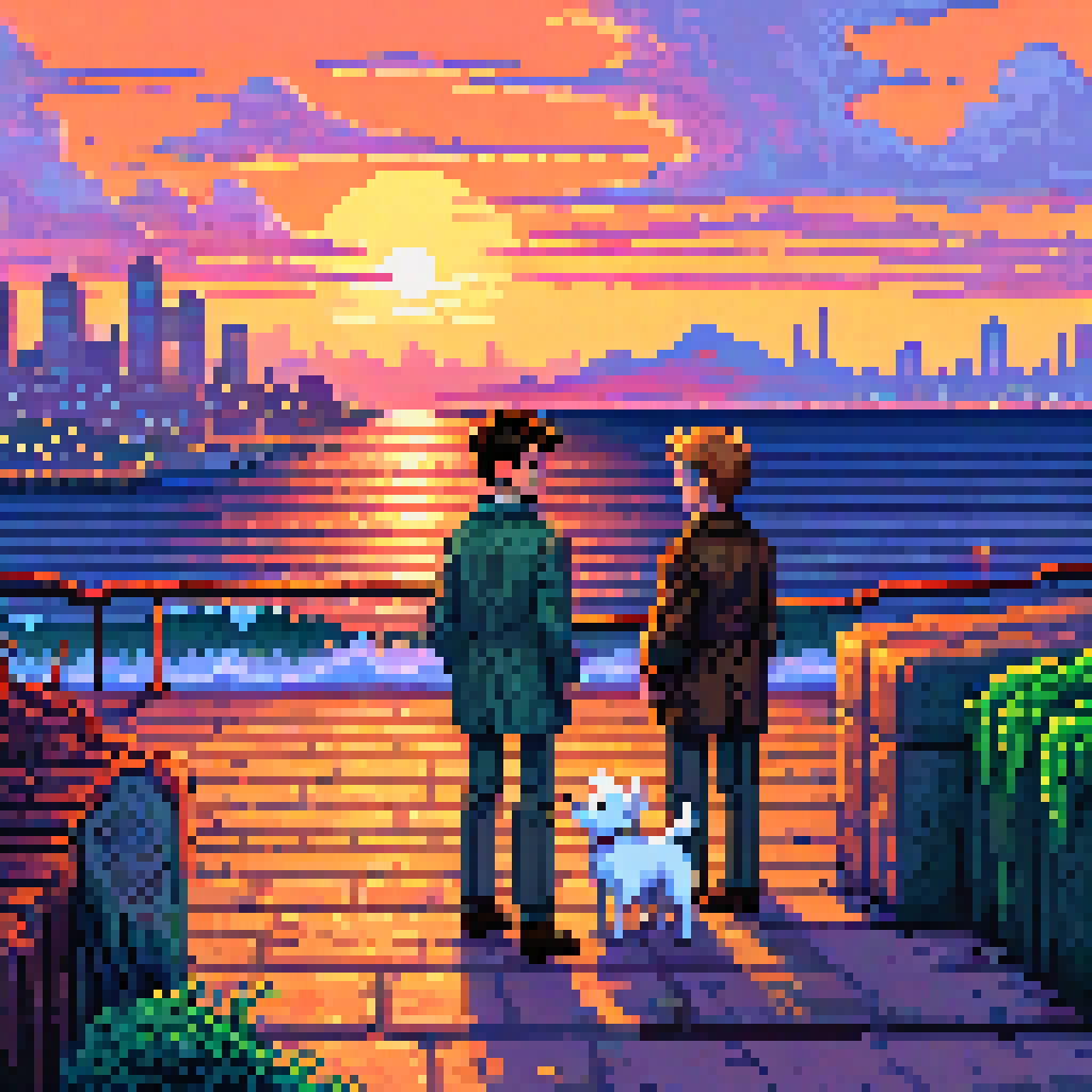 Wind Measurement Point, Sunset