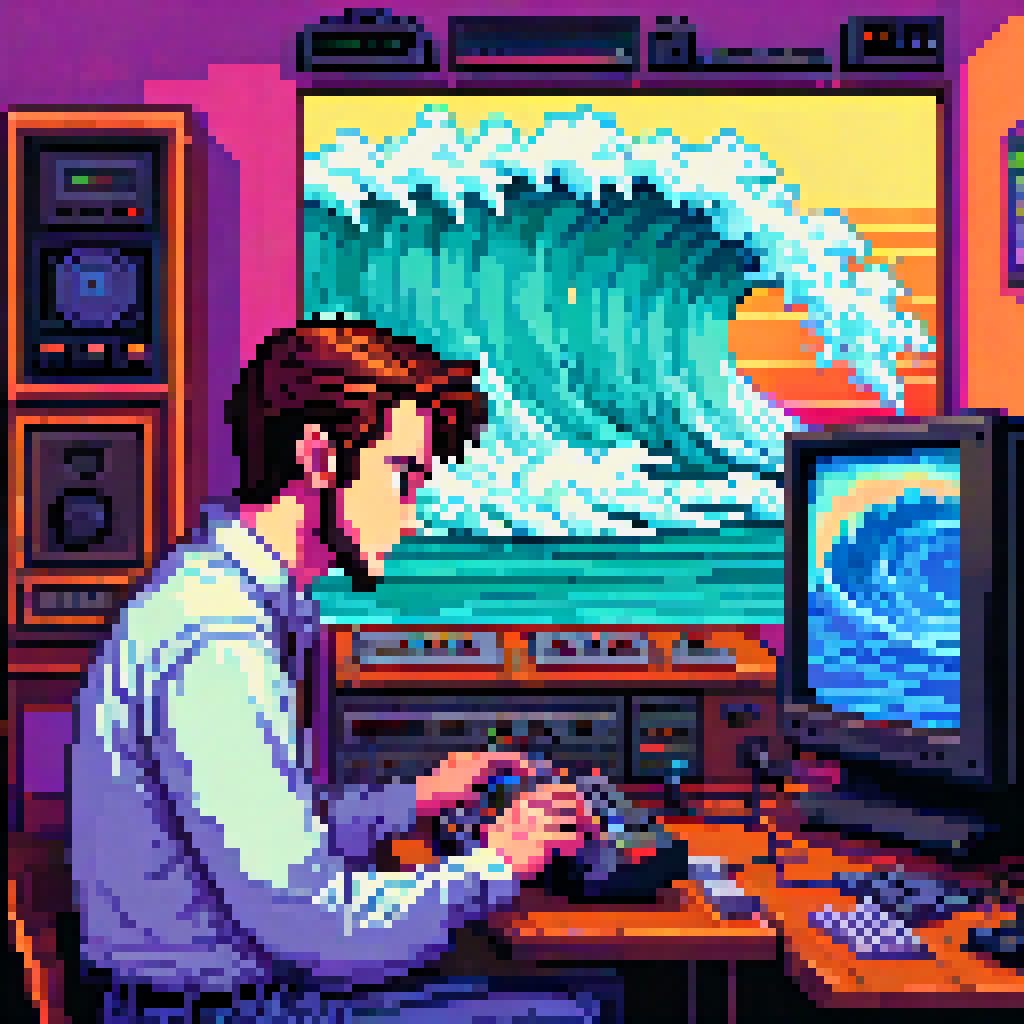 The Wave Folded by Hand