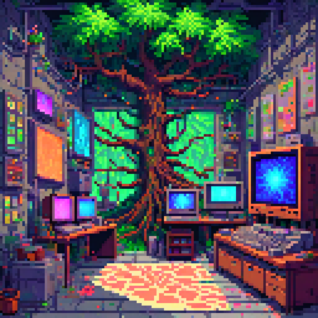 Convergence Beneath the Flickering Panels