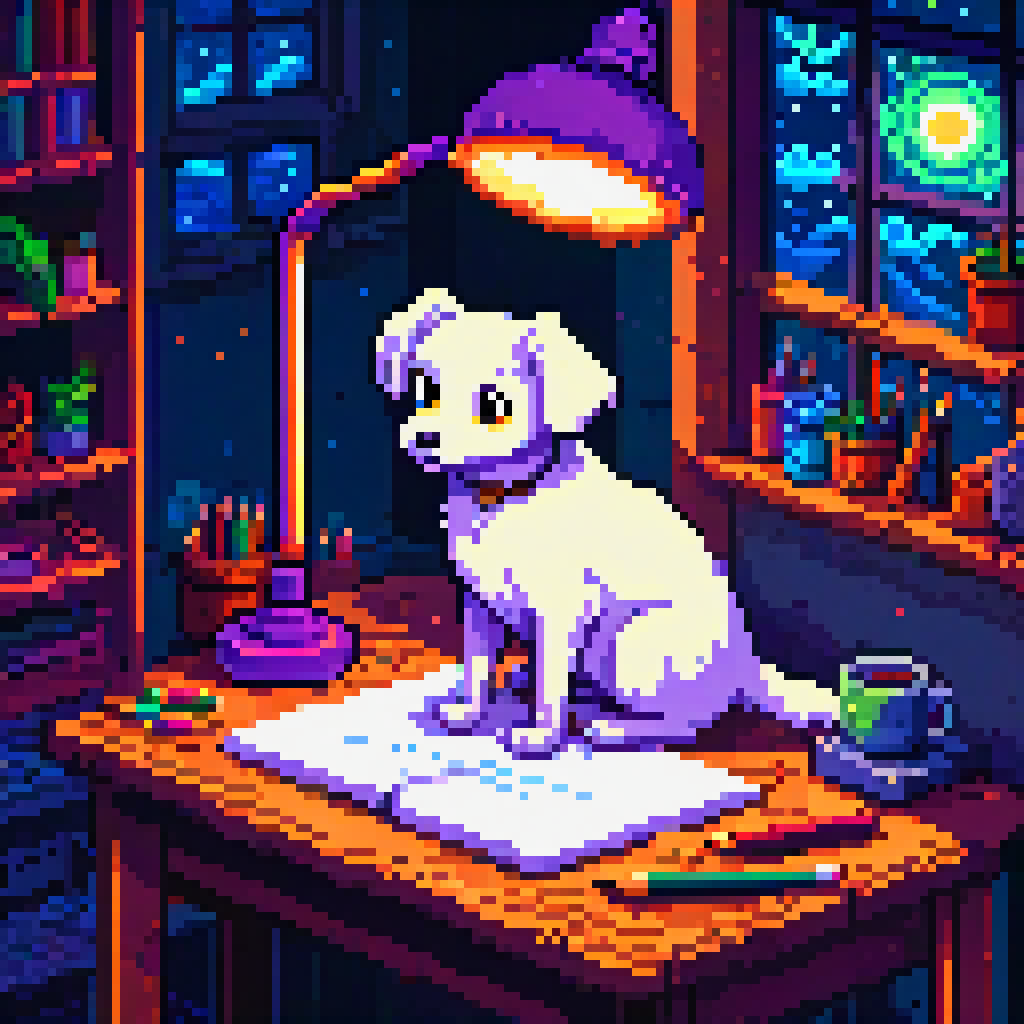 Crane Over the Open Ledger