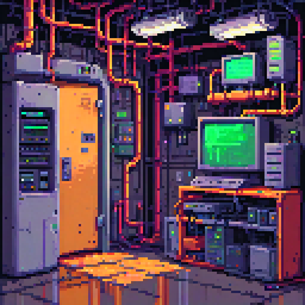 Diagram on the Facing Wall