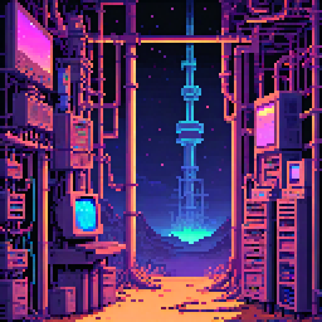 Scaffold Over the Conduit