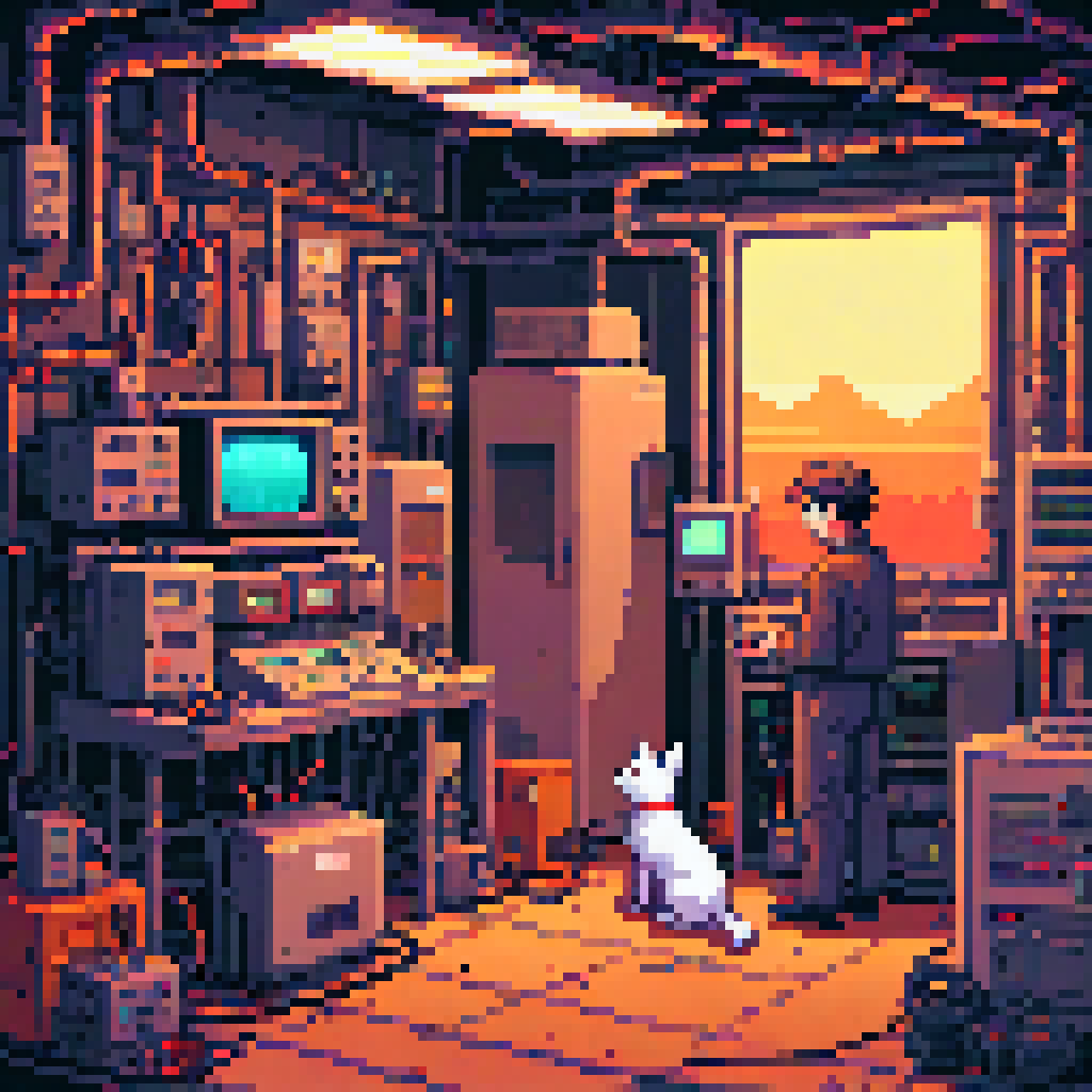 Generator Shed, Flickering Dark