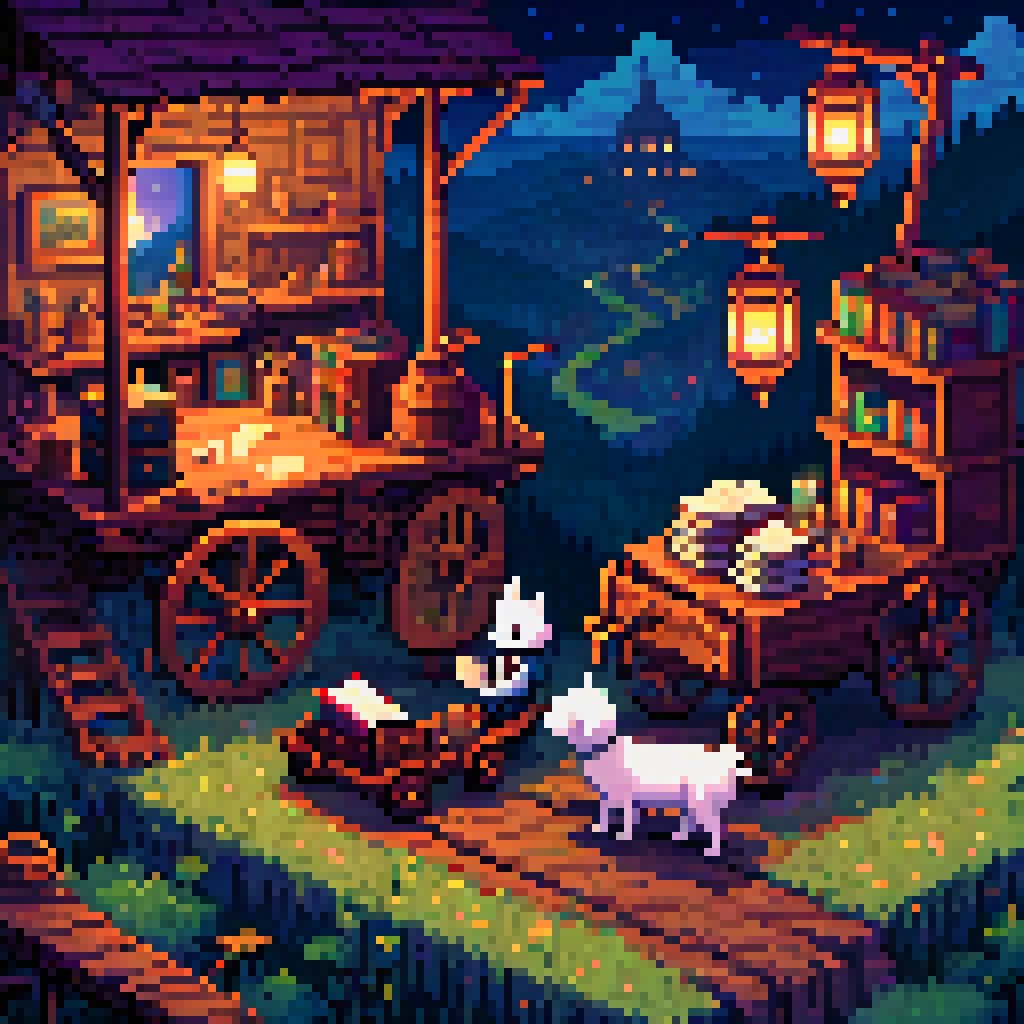 The Lamp Finds a Table