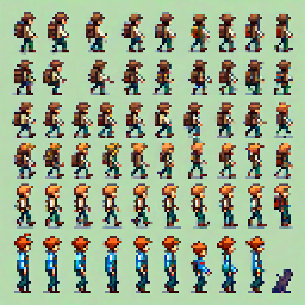 the-traveler sprite sheet
